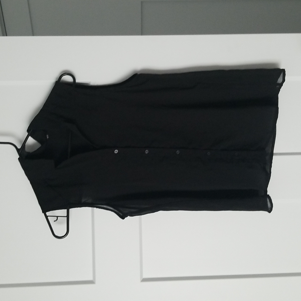 Sheer Black Tank